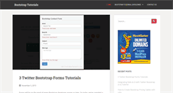 Desktop Screenshot of bootstraptutorials.com