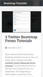 Mobile Screenshot of bootstraptutorials.com